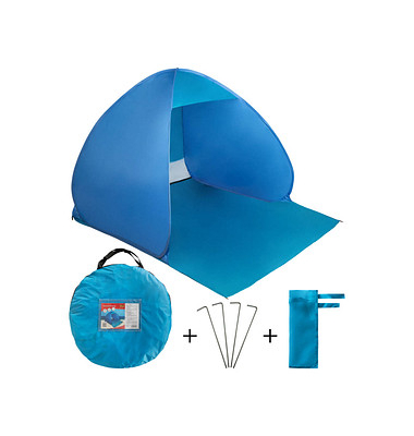 Strandmuschel Pop-Up blau