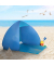 Strandmuschel Pop-Up blau