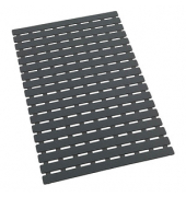 Badewannenmatte Arinos grau 63,0 x 40 cm