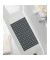 Badewannenmatte Arinos grau 63,0 x 40 cm