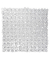 Duschmatte Paradise silber 54,0 x 54,0 cm