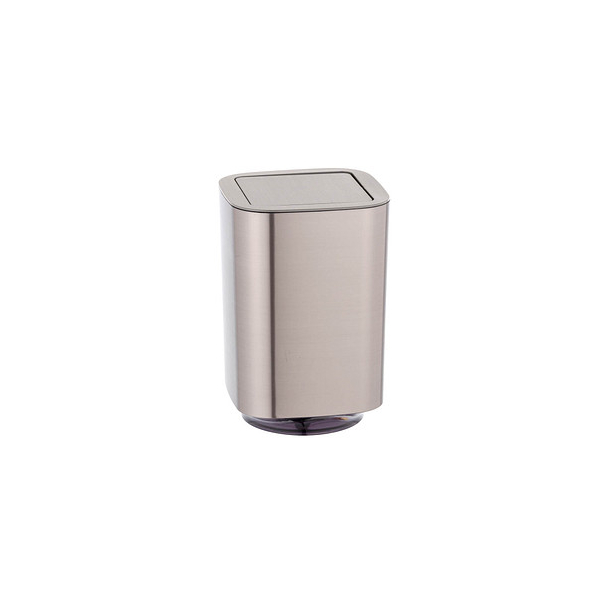 4008838299166 - Schwingdeckeleimer Auron Silber Kosmetikeimer mit Schwingdeckel 55 l Silber matt Kunststoff silber - silber matt - Wenko 4008838299166 - Schwingdeckeleimer Auron Silber Kosmetikeimer mit Schwingdeckel 55 l Silber matt Kunststoff silber - silber matt - Wenko