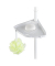 Teleskop-Duschregal Compact weiß 26,0 x 19,5 x 78,0-275,0 cm