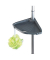 Teleskop-Duschregal Compact silber 26,0 x 19,5 x 78,0-275,0 cm