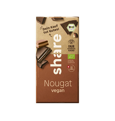 Nougat Bio-Schokolade