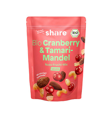 Cranberry & Tamarin Bio-Trockenfrüchte und Nüsse