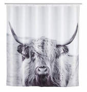 Duschvorhang Yak Motiv 180,0 x 200,0 cm