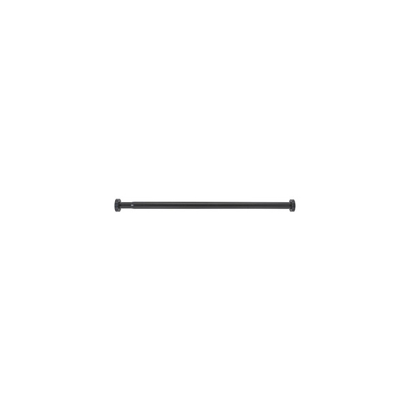 4008838356609 - Teleskop-Duschstange Luz 70 - 115 cm Schwarz Ausziehbare Duschvorhangstange aus rostfreiem Aluminium Schwarz Aluminium schwarz Kunststoff 4008838356609 - Teleskop-Duschstange Luz 70 - 115 cm Schwarz Ausziehbare Duschvorhangstange aus rostfreiem Aluminium Schwarz Aluminium schwarz Kunststoff