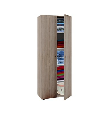 Vandol Aktenschrank sonoma-eiche 4 Fachböden 70,0 x 40,0 x 178,0 cm