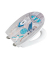 WC-Sitz mit Absenkautomatik Premium WC-Sitz  grau, blau