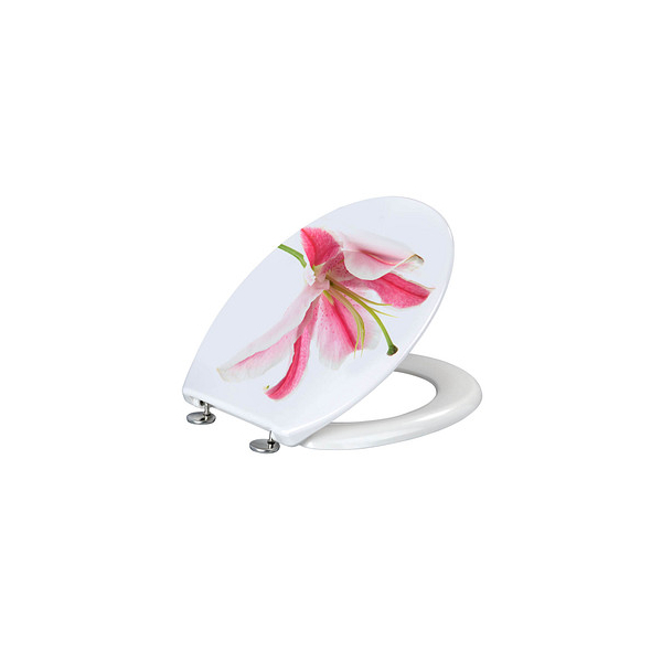 4008838598405 - WC-Sitz Orchid weiß rosa 4008838598405 WENKO 4008838598405 - WC-Sitz Orchid weiß rosa 4008838598405 WENKO