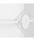 Kleiderschrank weiß, transparent 28 Fachböden 180,0 x 46,5 x 234,0 cm