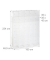 Kleiderschrank weiß, transparent 28 Fachböden 180,0 x 46,5 x 234,0 cm