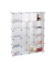 Kleiderschrank transparent 14 Fachböden 145,0 x 36,5 x 180,0 cm