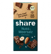 Nuss & Meersalz Bio-Schokolade