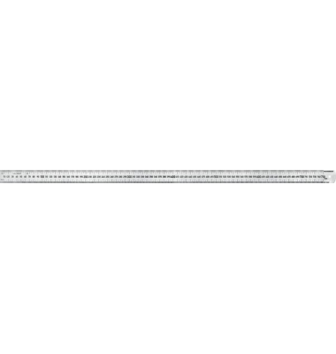 Rumold Premium Stahllineal 750 mm aus rostfreiem Edelstahl, mit 0-Punkt an