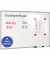 Whiteboard Ultradex, 8048, 242x122cm (BxH), emailliert, Aluminiumrahmen