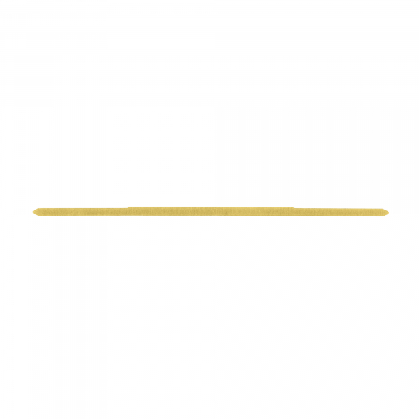 3034151344987 - Abheftstreifen 9039835 05x165cm (BxL) Metall mit Metalldeckleiste messing 3034151344987 100 Stück