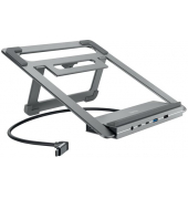 USB-C-Docking-Station Connect2Office Stand, grau, Notebook-Halterung,