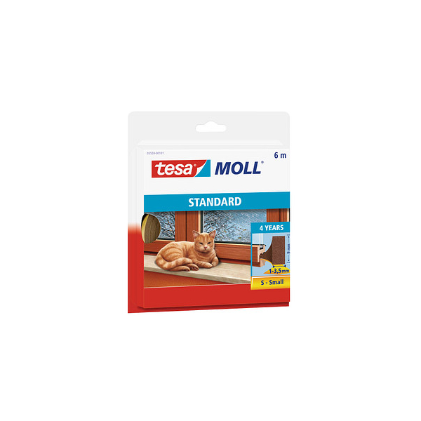 4042448102669 - moll STANDARD I-Profil Fenster-Dichtungsband braun 90 mm x 60 m 1 Rolle 4042448102669 tesa 4042448102669 - moll STANDARD I-Profil Fenster-Dichtungsband braun 90 mm x 60 m 1 Rolle 4042448102669 tesa