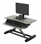 Monitorständer, WorkFit-Z-Mini Steh-Sitz-Arbeitsplatz