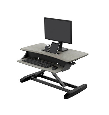 Monitorständer, WorkFit-Z-Mini Steh-Sitz-Arbeitsplatz