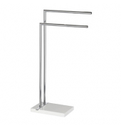 Handtuchständer Noble White silber