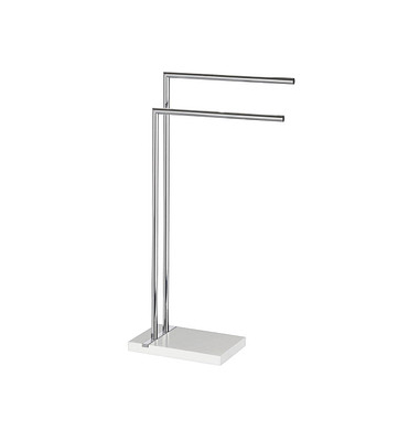 Handtuchständer Noble White silber