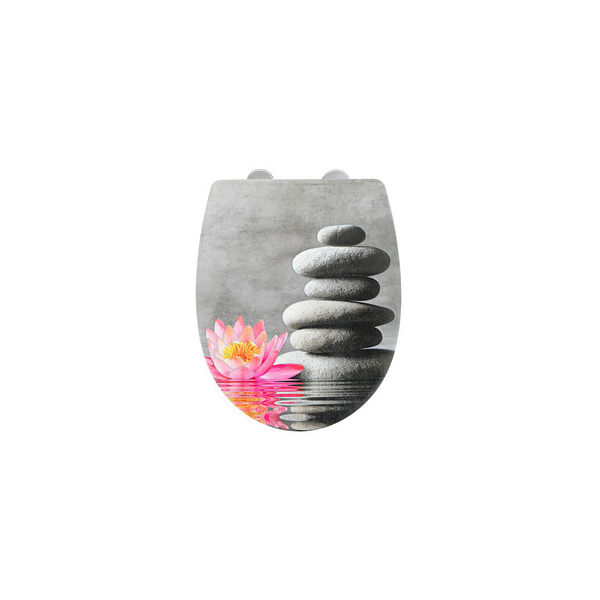 4008838302125 - WC-Sitz Water Lily mit Relief Thermoplast Mehrfarbig Thermoplast mehrfarbig Edelstahl rostfrei silber matt Edelstahl rostfrei silber matt 4008838302125 - WC-Sitz Water Lily mit Relief Thermoplast Mehrfarbig Thermoplast mehrfarbig Edelstahl rostfrei silber matt Edelstahl rostfrei silber matt