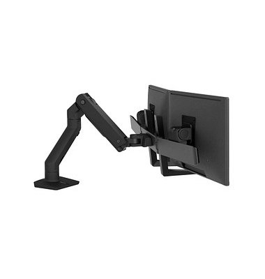 Monitor-Halterung HX Dual 45-476-224 schwarz für 2 Monitore, Tischklemme, Tischbohrung