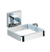 Haartrocknerhalter Quadro silber