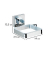 Haartrocknerhalter Quadro silber