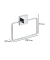 Handtuchhalter Quadro silber