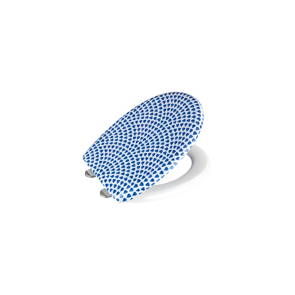 4008838358634 - WC-Sitz Duroplast Sevilla Schnellbefestigung aus rostfreiem Edelstahl antibakterieller Duroplast Blau Duroplast mehrfarbig Edelstahl rostfrei 4008838358634 - WC-Sitz Duroplast Sevilla Schnellbefestigung aus rostfreiem Edelstahl antibakterieller Duroplast Blau Duroplast mehrfarbig Edelstahl rostfrei