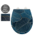 WC-Sitz mit Absenkautomatik Big Leaves blau