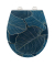 WC-Sitz mit Absenkautomatik Big Leaves blau