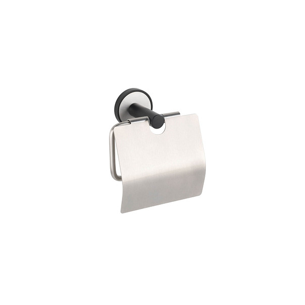 4008838355541 - UV-Loc® Toilettenpapierhalter mit Deckel Udine Befestigen ohne Bohren mit innovativem Klebesystem Silber matt Edelstahl rostfrei matt - silber 4008838355541 - UV-Loc® Toilettenpapierhalter mit Deckel Udine Befestigen ohne Bohren mit innovativem Klebesystem Silber matt Edelstahl rostfrei matt - silber