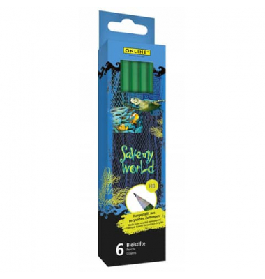 Bleistift Save My World, 07919, H&auml;rte HB, grau