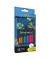Farbstifte-Set Save My World, 07920, 12-farbig sortiert, rund, Packung