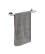 Handtuchhalter Bosio silber, glänzend