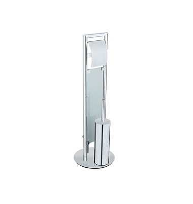 WC-Garnitur Sulmona silber Metall