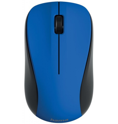 Optische 3-Tasten-Funkmaus MW-300 V2, blau, geräuschlos, mit USB-Empfänger