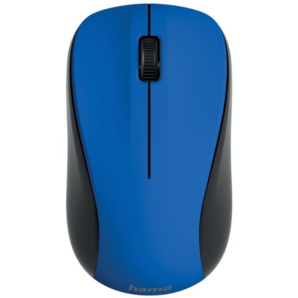 4047443479709 - Optische 3-Tasten-Funkmaus MW-300 V2 blau geräuschlos mit USB-Empfänger 4047443479709 Hama