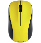 Optische 3-Tasten-Funkmaus MW-300 V2, gelb, geräuschlos, mit USB-Empfänger