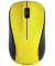Optische 3-Tasten-Funkmaus MW-300 V2, gelb, geräuschlos, mit USB-Empfänger