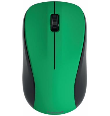 Optische 3-Tasten-Funkmaus MW-300 V2, grün, geräuschlos, mit USB-Empfänger