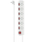 Steckdosenleiste 00223159, 6-fach, wei&szlig;