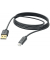 Ladekabel, USB-A-Lightning, 3 m, schwarz, für HandySmartphone