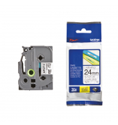 P-touch Schriftband TZe-251CIV 24mm x 8m schwarz/wei&szlig; laminiert selbstklebend