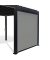 Seitenrollo für Terrassenüberdachung Cadiz grau 265,0 x 240,0 cm